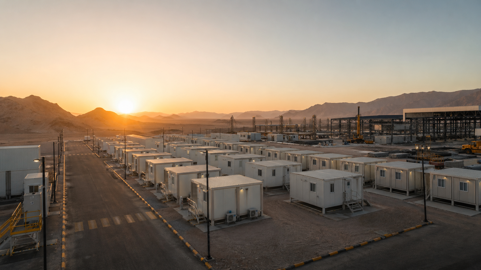 Premium modular camp and industrial project infrastructure
